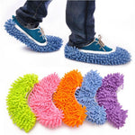 The chenille shoes the lazy man cleans the floor mop mop top.Assorted Mop Slippers
