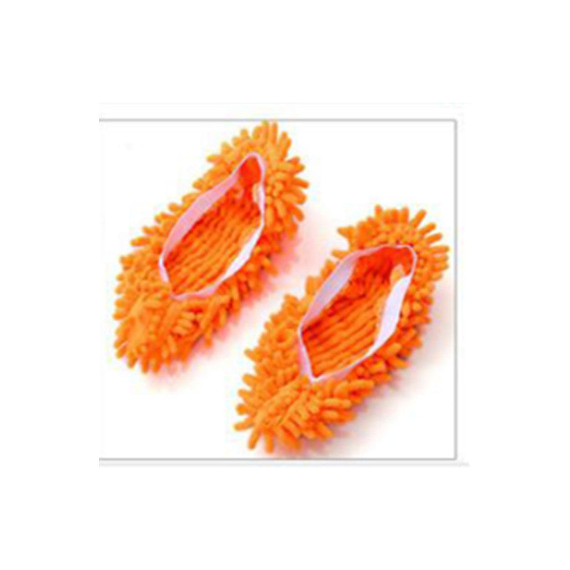 The chenille shoes the lazy man cleans the floor mop mop top.Assorted Mop Slippers